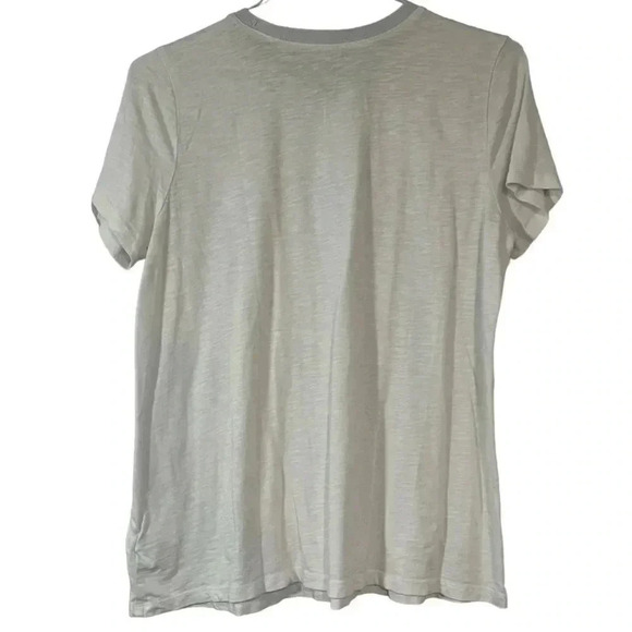 Torrid size 0 Super Soft Slub Jersey white tee with silver collar EUC - Picture 8 of 8